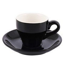 가성비 분위기 80ml 에스프레소 커피 머그잔 세트 유약 세라믹 컵 & 받침 홈 주방 액세서리 Drinkware 호환, 08 6