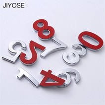 택배함 우편함 주택 원룸 무인 택배 우편 함 JIYOSE-집 방 문 자기 접착식 숫자 플레이트 번호 스티커 홈 아파트 캐비닛 사서함 야외 숫자용, (70x45x8mm)-8