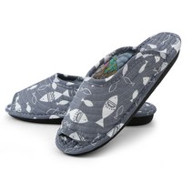 에이로 쿠션 천 면 실내화 슬리퍼 폴리우레탄 쿠션