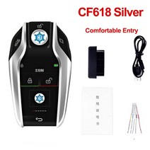 CF618 수정된 스마트 키 범용 원격 자동차 LCD 디스플레이 BMW용 벤츠용 도요타용 현대용 기아용 포르쉐 GP, 02 CF618 Silver_01 English