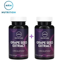 (1+1) 엠알엠 MRM 포도씨 추출물 그레이프시드 프로안토사이아니딘 100 베지캡슐 2팩