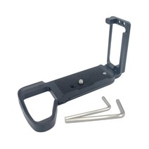 소니 A7R4 A7M4 A7S3 A1에 대한 퀵 릴리스 플레이트 카메라 브래킷 홀더 핸드 그립, 검은색, 1.Black, 1개