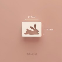 도자기공예 만들기 도구 물레 DIY새로운 동물 폴리머 클레이 커터 부활절 토끼 곰 비둘기 고양이 0.5mm 파, 06 Rabbit B