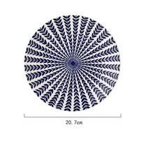 북유럽풍접시 북유럽 크리에이티브 적 디자인 접시 언더글레이즈 세라믹 수제 저녁 식사 서빙 라운드 주방, 02 2