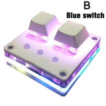 포토샵키보드 캐드 엑셀 매크로 한손 키보드 rgb 미니 키패드 diy 바로 가기 게임 기계식, 5