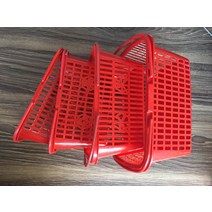 플라스틱바스켓 베리 각시붓꽃 포도나무 채취 바구니 바구니풀 바구니벚나무, T02-레드 2 캣티 500