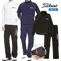 타이틀리스트 골프 우비 비옷 레인코트 레인슈트 상하세트 TSMR1592 남자우의, XL, 블랙