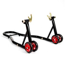 오토바이 리프트 오토바이 스포츠 자전거 스탠드 리어 휠 스윙암 스풀 리프트 패독 범용 스포츠바이크 타, 01 Black