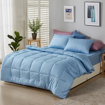 더조은 차렵 누빔 침구 풀세트 + 이불 가방