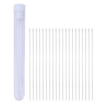 2X 20x 금속 비드 바늘 그럽 나사 만들기 도구, 설명, 금속 PVC