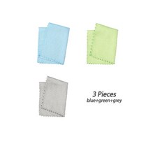 3Pcs 주방 마이크로 화이버 청소 헝겊 슈퍼 흡수성 효율적인 물고기 규모 닦아 유리 창 접시, [01] 3pcs, [10] 10BlueGreenGrey