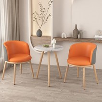 부부 안방 테이블세트 베란다 티테이블 카페 2인 원형, Z타입, 상세페이지 참조