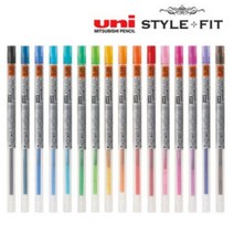 유니 시그노 스타일핏트 젤잉크 리필심 UMR-109 0.38mm, 블랙, 30개입
