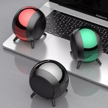 야외용 3D 스테레오베이스 서라운드 하이파이 3.5mm AUX TF 카드 블루투스 스피커, 그린