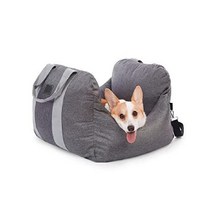 PET AWESOME 강아지 카시트 부스터 시트 애완동물 여행용 캐리어 침대, C. 스페이스 그레이