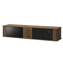 아사히 목재 가공 TV 대 Nect 70 형 폭 168cm 브라운 캐스터 첨부 NCA-1700AV-DB