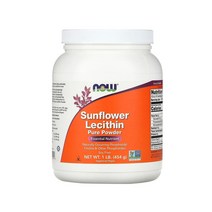 Now Food 나우푸드 해바라기 레시틴 순수 분말 454g(1lb)