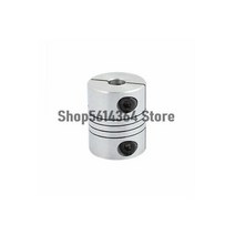 알루미늄 합금 스플라인 샤프트 D19L25 3/4/5/6/6.35/7/m 플렉시블 헬리컬 커플 링, 10x10mm