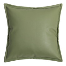 빅무드 모던 쇼파 쿠션 솜포함, 올리브가죽