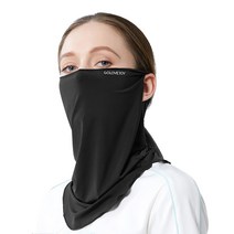 위너리스 귀걸이 멀티스카프 넥커버 쿨페이스 목토시, 블랙