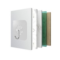 못대신 마스크걸이 모자걸이 가방걸이 마스크걸이대 투명매직후크 앞치마걸이 못안박고 고리 후크 액자달기, 1p