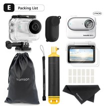 고프로케이스 고프로가방 고프로악세사리 용 방수 케이스 하우징 다이빙 보호 카메라 수중 커버 액세서리, 5.E