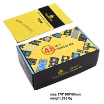 Keyestudio 센서 스타터 키트 48 in 1 Arduino UNO/ 2560 메가 DIY 프로젝트 (48pcs, 02 Carton Box