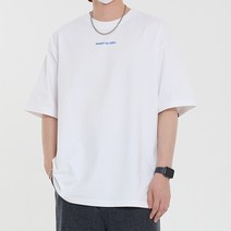 제타22 남녀공용 로얄 레거시 레터링 프린팅 오버핏 반팔 티셔츠 [1800]
