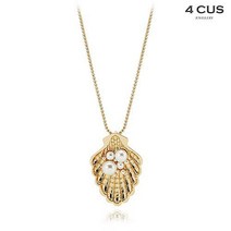 [4CUS]펄쉘펜던트골드체인목걸이_F92AN21276