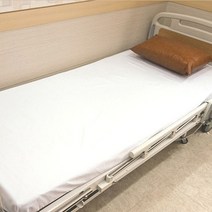 흰색 병원 시트카바 270x150 매트커버 침대 요양원