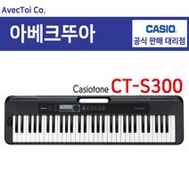 [카시오] Casio CT-S300 61건반 전자악기 음악교육교재 디지털피아노 기타(Guitar) USB 포트 키보드