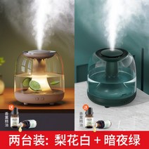 가열식가습기 웰포트 가열식 가습기 휴대용 무음 침실﻿ 2대 세트, G (2대 세트)
