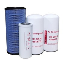 48958235（24900342）Oil Separator，24900433 Oil Filter，48958201 Air Filter (2 Oil Separator + 1 Oil Fil