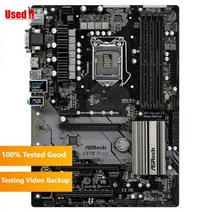 마더보드 메인보드 ASRock Z370 Pro4 데스크탑 인텔 Z370M DDR4 LGA 1151 오리지널, 마더 보드