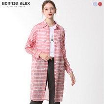 보니알렉스 보니알렉스 스트라이프 썸머 롱셔츠