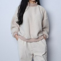 퍼그 양털 반목 맨투맨