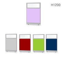 PDS-26 H1200 PVC 45T 원톤유리파티션 컬러파티션 사무실파티션 가림막, (부속)