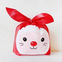 눈에 띄는 귀여운 레드 토끼 선물 포장지 랩핑지 종이 예쁜, 본상품선택