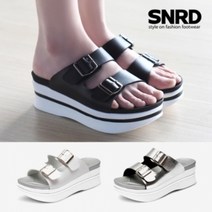 [SNRD]국내생산(여성) 키높이(6cm) 통굽-버클샌들(SN236)
