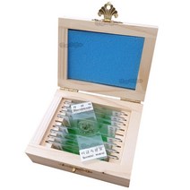 신월 광물박편 9종 현미경 실험 영구프레파라트 관찰