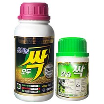친환경마켓 모두싹 프리미엄 + 칼슘싹200ml 세트 마늘 양파 고추 배추 토마토 칼슘 비료 유황 복합비료, 프리미엄500ml + 칼슘싹200ml, 200ml