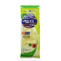 하얀손산업 두레생협 하얀손 고무장갑 주방용품 L3개