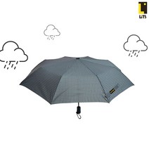 리츠 (LITS) 체크 3단 완전자동 우산 3단우산