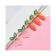 페이퍼클립 페이퍼홀더 서류 문서 정리클립 학교 유치원, [선택]당근 DC000935[옵션]