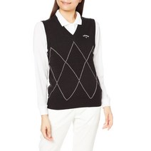 켈러웨이 블랙 골프웨어 니트 조끼 베스트 여성, 기본