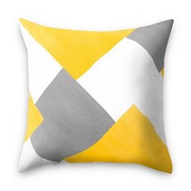 ZZJJC 파인애플 옐로우 쿠션 커버 자동차쿠션 소파 쿠션, 45*45cm (코어 포함), B019