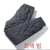 타니 남성용 기모 패딩 바지 시보리