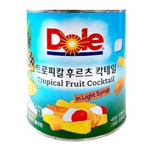 3kg 통조림 과일화채 화채 과일 트로피칼 빙수 만들기 과일 탕수육소스 팥빙수 후르츠칵테일 열대과일 돌, 단품, 단품