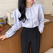 마롱패션 뮤트 셔링 베이지 아이보리 소라 여성 봄 여자 블라우