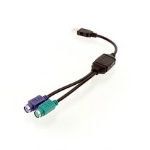 넥스트유 NEXT-KVMPS2 USB to PS2 변환 케이블 키보드 마우스 동시지원